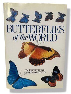 Butterflies of the World Coffee Table Book 1988 Illustrated Hardcover